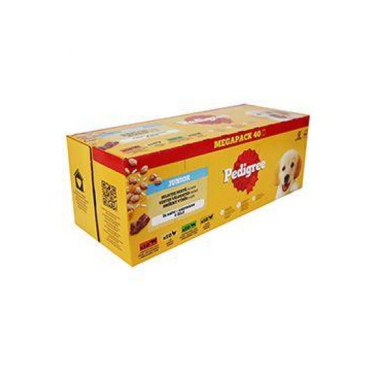 Pedigree kapsa Junior mas.výběr s rýží v želé 40x100g Pedigree kapsa Junior mas.výběr s rýží v želé 40x100g