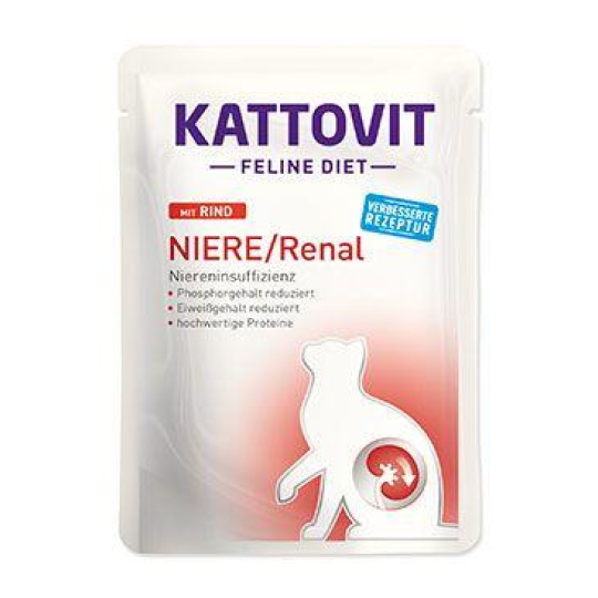 Kattovit Cat Renal hovězí kapsa 85g