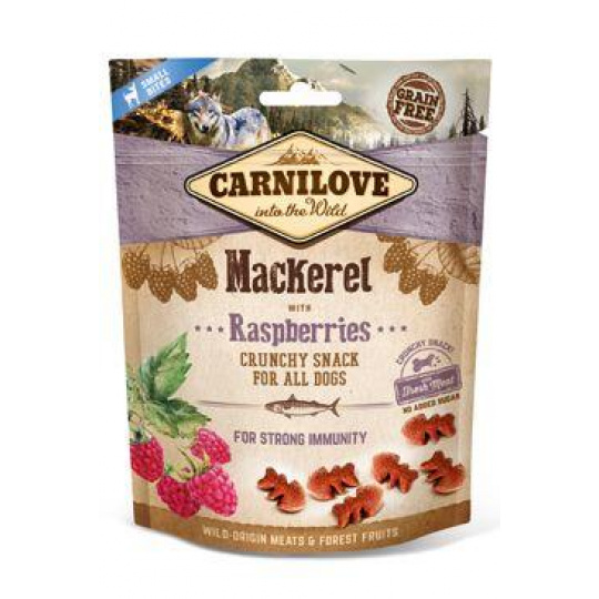 Carnilove Dog Crunchy Snack Mackerel&Raspberries 200g