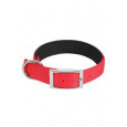 Obojok pes SOFT nylon 25mm/65cm červená Zolux