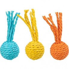 Chrastiaca loptička, papierové lano, o 4 × 11 cm