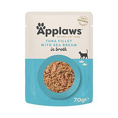 Applaws Cat kapsička Adult Broth tuniak s pražmou 70g Applaws Cat kapsička Adult Broth tuniak s pražmou 70g