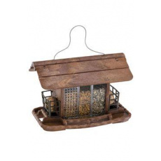 Krmítko vonkajšie plastové JOK 2 dekor drevo FP