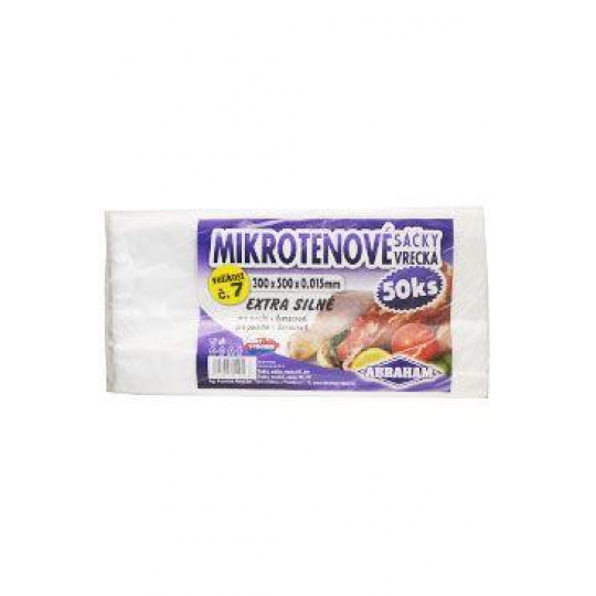Sáčok mikroténový - 50 ks 30x50cm blok Sáčok mikroténový - 50 ks 30x50cm blok