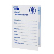 Očkovací preukaz pes/mačka Bioveta malá kartička 1ks