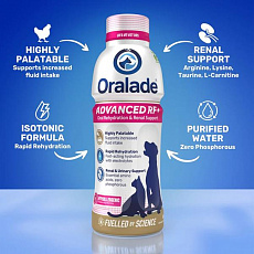 Oralade Advanced RF+ rehydratačný roztok pre psy a mačky 500 ml Oralade Advanced RF+ rehydratačný roztok pre psy a mačky 500 ml