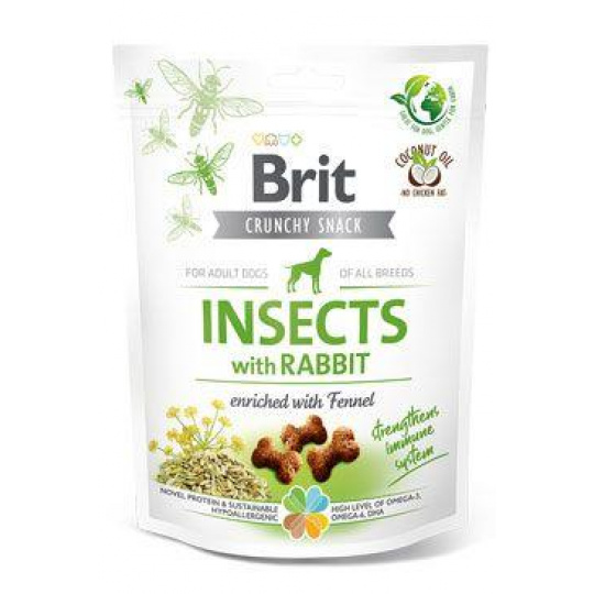 Brit Care Dog Crunchy Crack. Insec. Rabbit Fennel 200g Brit Care Dog Crunchy Crack. Insec. Rabbit Fennel 200g