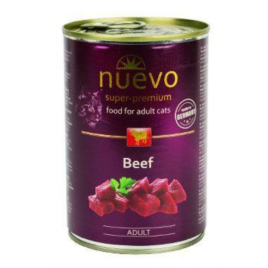 Nuevo mačka adult Hovädzie konz. 400g Nuevo mačka adult Hovädzie konz. 400g