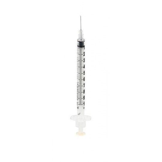 Striekačka KRUUSE U100 inzulínová 3-dielna, 1 ml s ihlou 29 G x 1/2 Striekačka KRUUSE U100 inzulínová 3-dielna, 1 ml s ihlou 29 G x 1/2