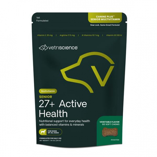 Vetri Science Canine Plus Senior Multivitamin 27+ Active Health for Senior žuvacie tbl. 60 tbl. Vetri Science Canine Plus Senior Multivitamin 27+ Active Health for Senior žuvacie tbl. 60 tbl.
