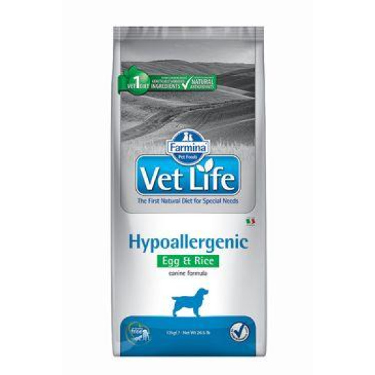 Farmina Vet Life dog hypoallergenic, egg & rice 12 kg