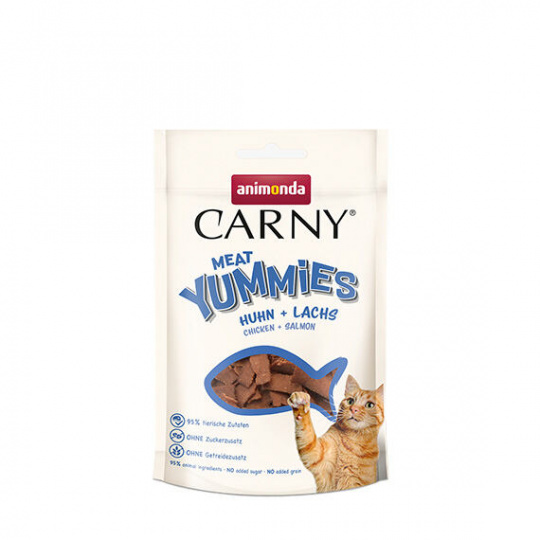 ANIMONDA Carny Adult Meat Yummies - kuře + losos 50 g ANIMONDA Carny Adult Meat Yummies - kuře + losos 50 g
