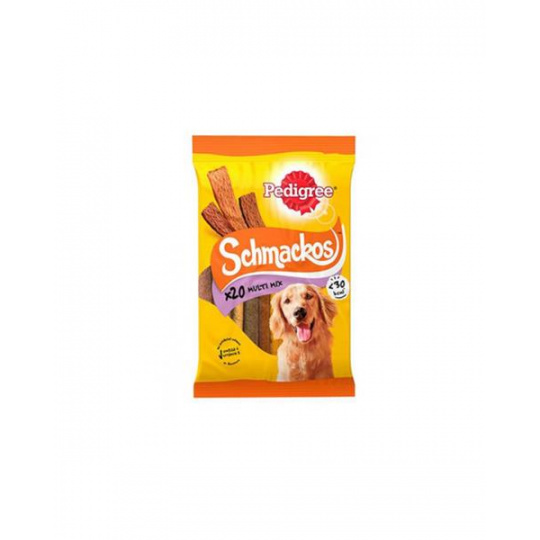 Maškrta Mars PEDIGREE Schmackos Multipack 9 x 144 g ( 20 ks )