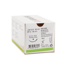 Krupramid EP 3 USP 2-0 45cm 3/8 jehla 24mm RC 18ks Krupramid EP 3 USP 2-0 45cm 3/8 jehla 24mm RC 18ks