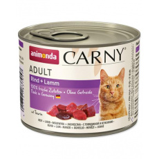 Animonda CARNY® cat Adult hovädzie a jahňacie bal. 6 x 200 g konzerva Animonda CARNY® cat Adult hovädzie a jahňacie bal. 6 x 200 g konzerva