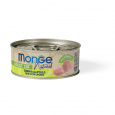 MONGE NATURAL kúsky tuniaka s kuracím mäsom pre mačky 80 g