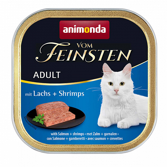 ANIMONDA paštéta ADULT - losos, kreveta pre mačky 100g ANIMONDA paštéta ADULT - losos, kreveta pre mačky 100g