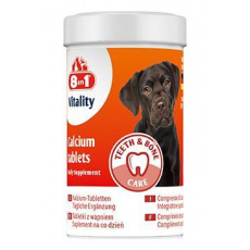 Vitality Calcium 8in1 pre všetky psy 155tbl