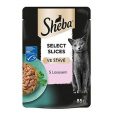 Sheba kapsa s lososem ve šťávě 85g