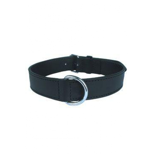 Obojok pes pravá koža 80cm čierny Zolux
