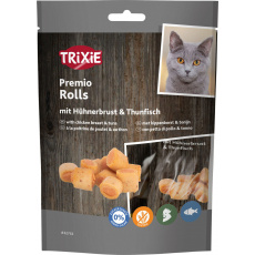 PREMIO Chicken & Tuna Rolls - valčeky s tuniakom a kuracím mäsom, 50 g