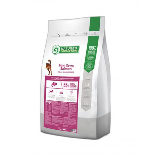 Natures P dog adult mini extra losos 7,5 kg