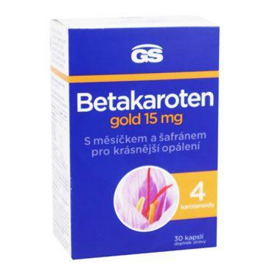 GS Betakarotén Gold 15mg 30cps GS Betakarotén Gold 15mg 30cps