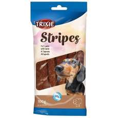 STRIPES - jehněčí pásky 10 ks / 100 g STRIPES - jehněčí pásky 10 ks / 100 g