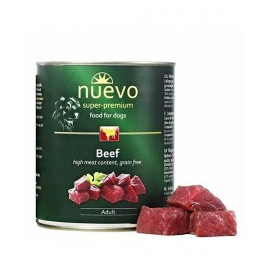 NUEVO dog Adult Beef bal. 6 x 400 g konzerva NUEVO dog Adult Beef bal. 6 x 400 g konzerva
