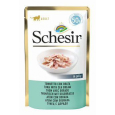 Schesir Cat kapsička Adult tuniak/pražma 50g