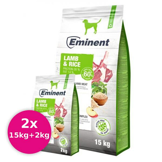 Eminent Dog Puppy Lamb & Rice XL 15kg Eminent Dog Puppy Lamb & Rice XL 15kg
