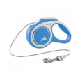 Vodítko Flexi New Comfort lanko M 8 m modré (do 20 kg)