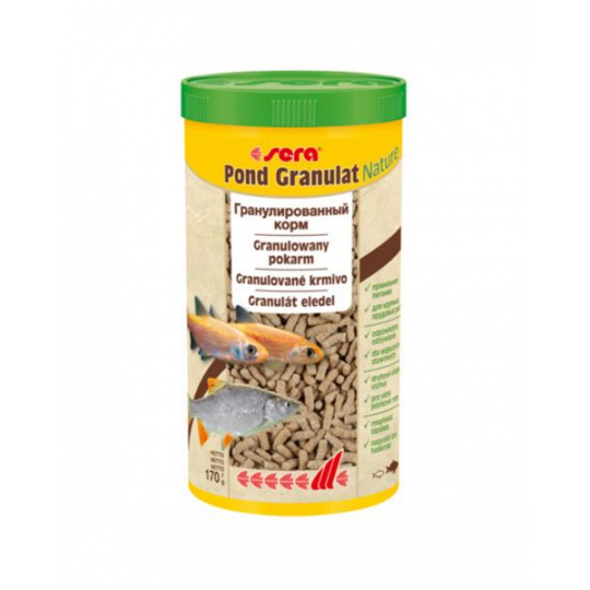 Sera Pond Granulat Nature krmivo pre jazierkové ryby 1000 ml Sera Pond Granulat Nature krmivo pre jazierkové ryby 1000 ml