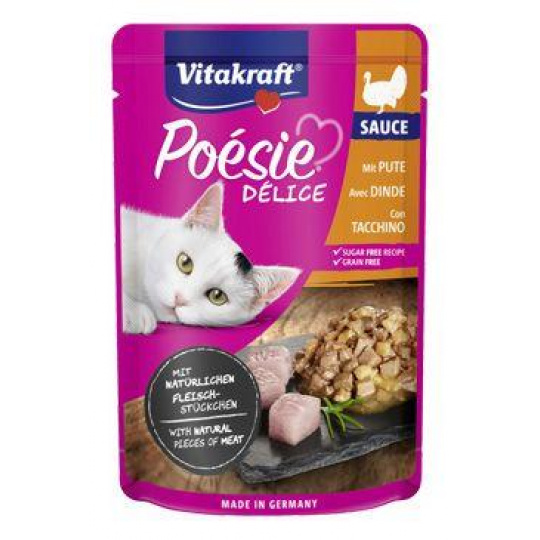Vitakraft Cat Poésie Délice Sauce kapsička morčacie 85g