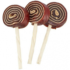 PREMIO Lolly, lízatko s kačicou a treskou, 11 cm/ 80 g