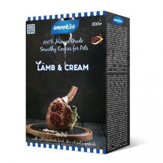 SMOOKIES Premium LAMB - jahňacie sušienky 100% human grade, 200g SMOOKIES Premium LAMB - jahňacie sušienky 100% human grade, 200g