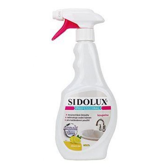 Čistič kúpeľňa Sidolux Professional s akt.penou 500ml