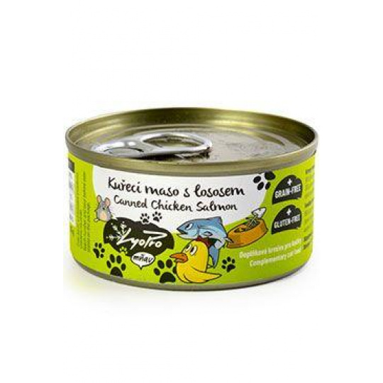Lyopro Cat konz. Kuracie mäso s lososom 85g