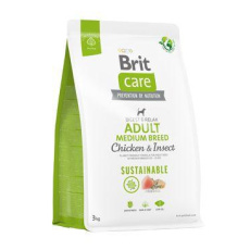 Brit Care Dog Sustainable Adult Medium Breed 3kg