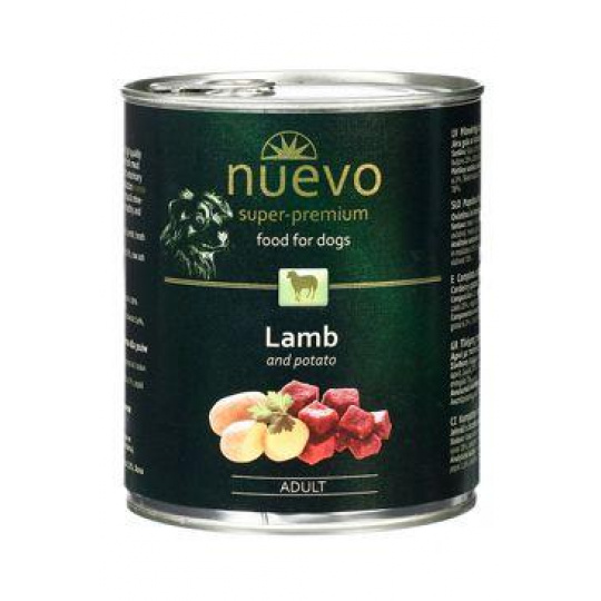 Nuevo pes Adult Jehněčí - Classic konz. 800g