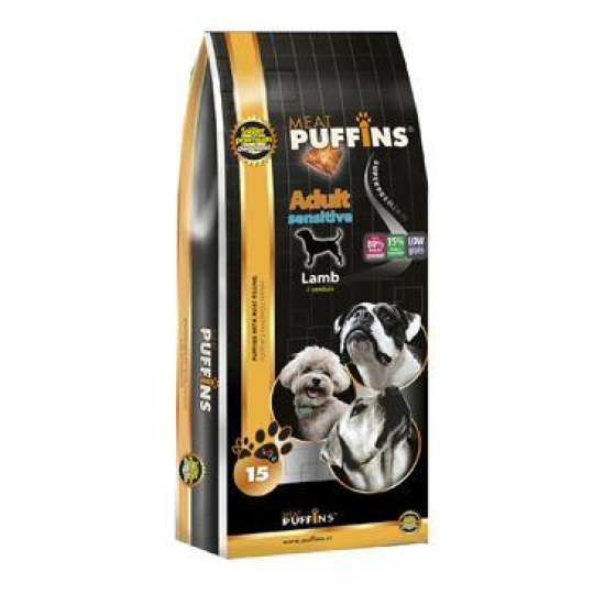 Puffins Dog Adult Sensitive Lamb&Rice 15kg