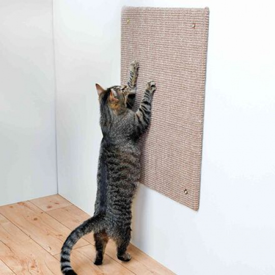 Škrabacia doska XXL: 50 x 70 cm, sisal/vlna, hnedá