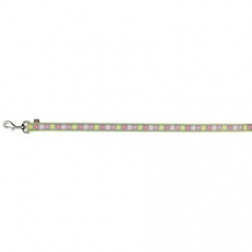 Vodítko Modern Art BLOOMS XS-S 1,20 m/15 mm zelené