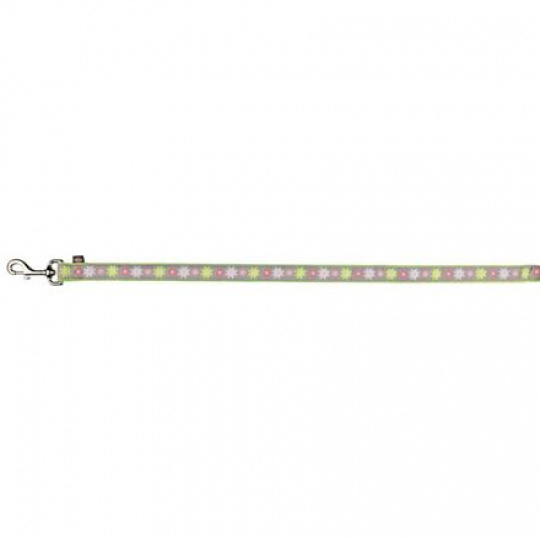 Vodítko Modern Art BLOOMS XS-S 1,20 m/15 mm zelené Vodítko Modern Art BLOOMS XS-S 1,20 m/15 mm zelené