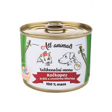 All Animals mačkopes konz. Veľkonočný králik+sm. 200g All Animals mačkopes konz. Veľkonočný králik+sm. 200g