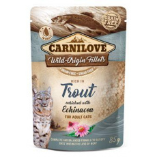 Carnilove Cat Pouch Trout Enriched With Echinacea 85g