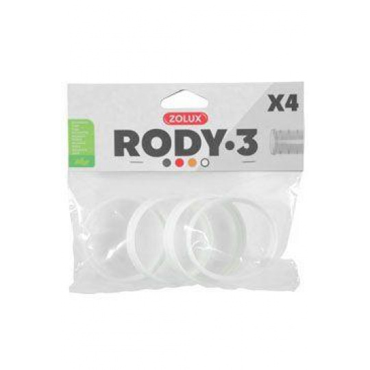 Komponenty Rody 3-spojovací krúžok biely 4ks Zolux Komponenty Rody 3-spojovací krúžok biely 4ks Zolux