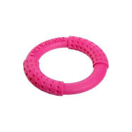 Hračka pes RING MAXI plávajúca.a lietajúci z TPR ruž. Kiwi