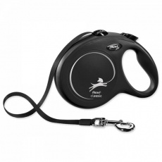 Vodítko Flexi Classic NEW páska L 8 m čierne 50 kg Vodítko Flexi Classic NEW páska L 8 m čierne 50 kg