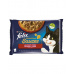 Nestlé FELIX Sensations cat Multipack morčacie&jahňacie kapsička 4x85 g
